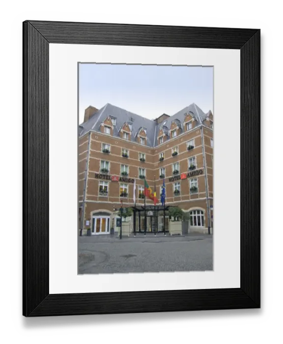 Framed Print : Europe, Belgium, Brussels, Hotel Amigo