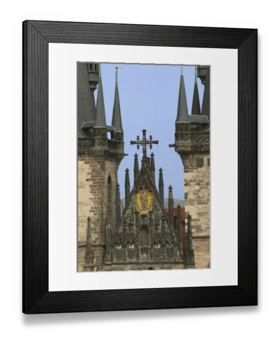Framed Print : Mother of God in front of Tyn, Czech Republic, prague