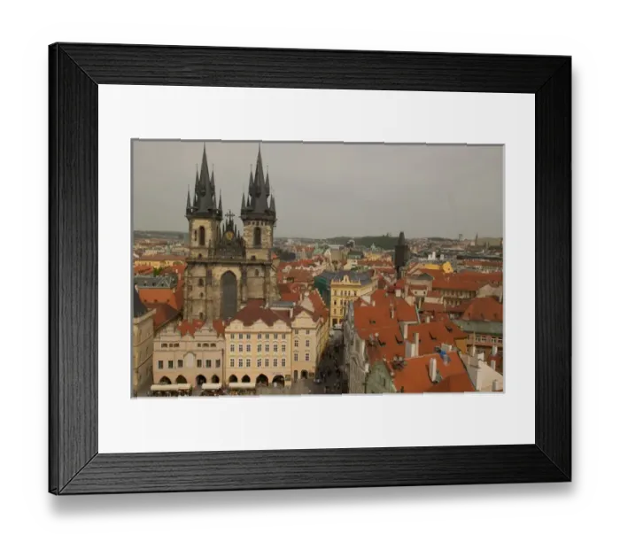 Framed Print : Mother of God in front of Tyn, Czech Republic, prague