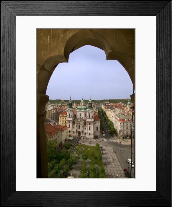 Framed Print : view from Town Hall, Czech Republic, prague Framed Print : view from Town Hall, Czech Republic, prague