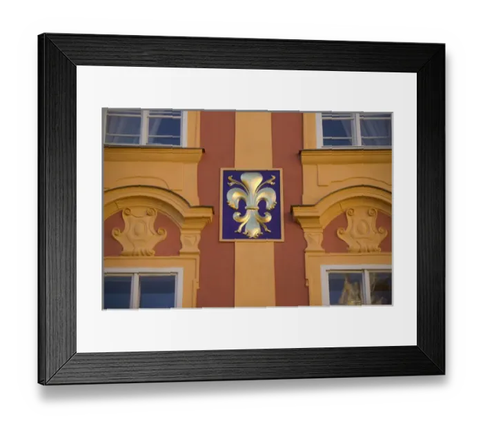 Framed Print : architectural detail, Czech Republic, prague