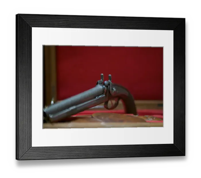 Framed Print : antique pistol, Czech Republic, prague Framed Print : antique pistol, Czech Republic, prague