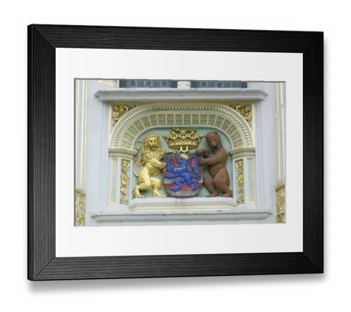 Framed Print : Europe, Belgium, West Flanders, Bruges, the Old Civil Registry building, Brug square
