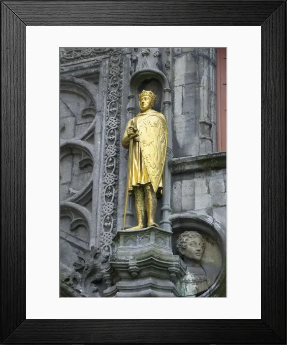 Framed Print : Europe, Belgium, West Flanders, Bruges, Exterior of the Basilica of the Holy Blood Framed Print : Europe, Belgium, West Flanders, Bruges, Exterior of the Basilica of the Holy Blood