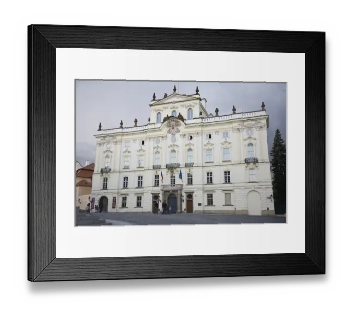 Framed Print : View near entrance of Prague Castle, Historical Center of Prague-UNESCO World Cultural Framed Print : View near entrance of Prague Castle, Historical Center of Prague-UNESCO World Cultural