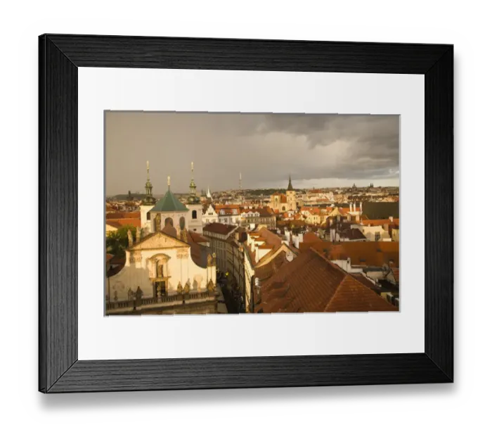 Framed Print : View from 14th Century Old Town Bridge Tower, Karluv Most (Charles Bridge) Historical Framed Print : View from 14th Century Old Town Bridge Tower, Karluv Most (Charles Bridge) Historical