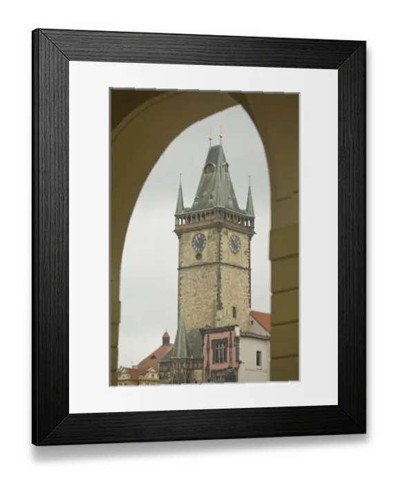 Framed Print : CZECH REPUBLIC, Prague. Old Town Hall Tower, Prague Framed Print : CZECH REPUBLIC, Prague. Old Town Hall Tower, Prague
