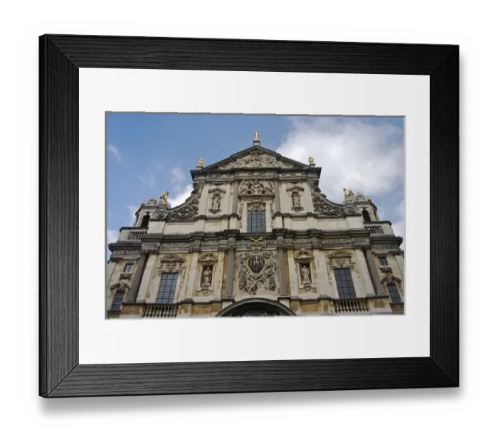 Framed Print : Europe, Belgium, Antwerp. St Charles Borromeos Church Framed Print : Europe, Belgium, Antwerp. St Charles Borromeos Church