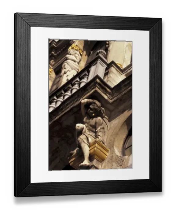 Framed Print : Europe, Belgium, Brussels, Grand Place. Detail of Tailors Guild Hall, La Chaloupe Framed Print : Europe, Belgium, Brussels, Grand Place. Detail of Tailors Guild Hall, La Chaloupe