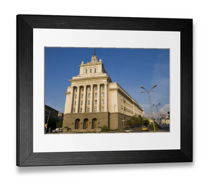 Framed Print : Former Party House (Bulgarian Communist Party), now used by the National Assembly of Bulgaria Framed Print : Former Party House (Bulgarian Communist Party), now used by the National Assembly of Bulgaria