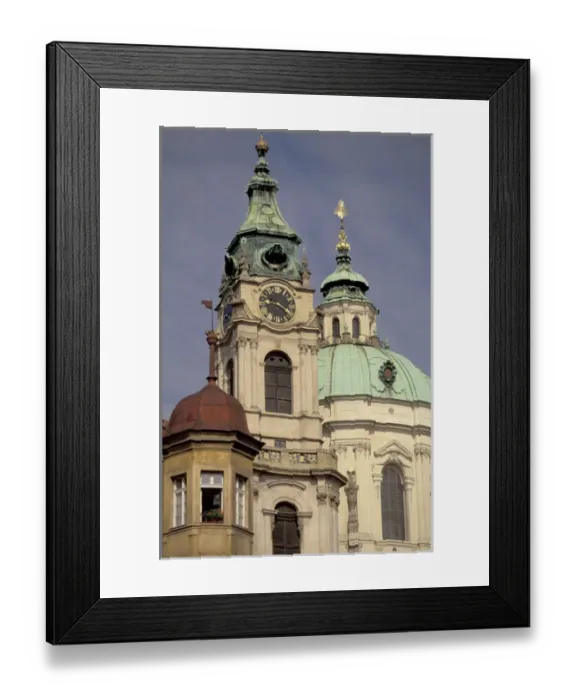 Framed Print : Europe, Czech Republic, Cent. Bohemia, Prague (Praha) St. Nicholas Church, daytime Framed Print : Europe, Czech Republic, Cent. Bohemia, Prague (Praha) St. Nicholas Church, daytime