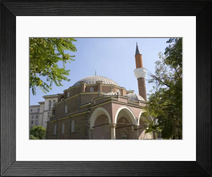 Framed Print : Banya Bashi Mosque (formerly Molla Efendi Kadi Seyfullah Mosque), built in 1566 by