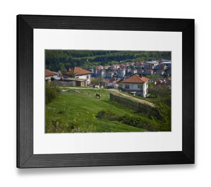 Framed Print : A view of the Bulgarian country from the Belogradchik Castle Ruins Framed Print : A view of the Bulgarian country from the Belogradchik Castle Ruins