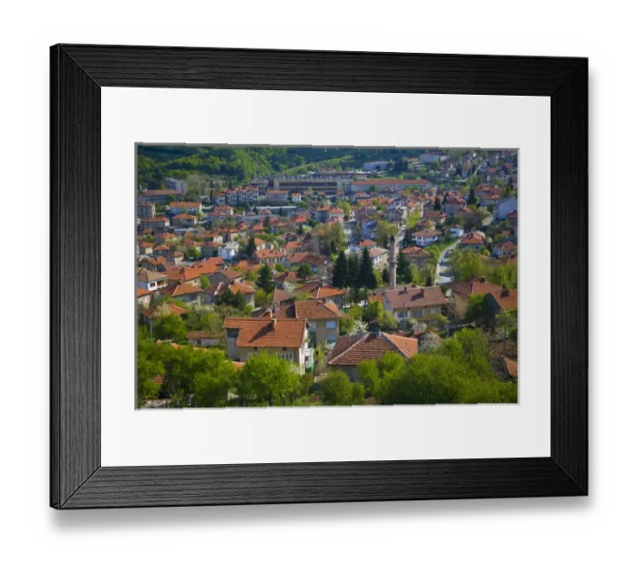 Framed Print : A view of the Bulgarian country from the Belogradchik Castle Ruins Framed Print : A view of the Bulgarian country from the Belogradchik Castle Ruins