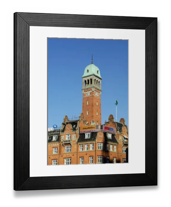 Framed Print : Denmark, Copenhagen, Radhuspladsen, Town Hall square Framed Print : Denmark, Copenhagen, Radhuspladsen, Town Hall square