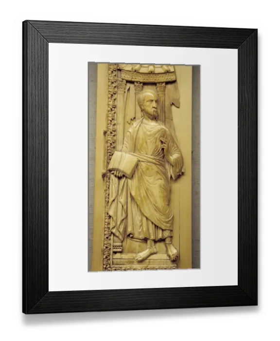 Framed Print : St Paul, diptych, 5th c. ivory. France Copyright: aAC Ltd Framed Print : St Paul, diptych, 5th c. ivory. France Copyright: aAC Ltd