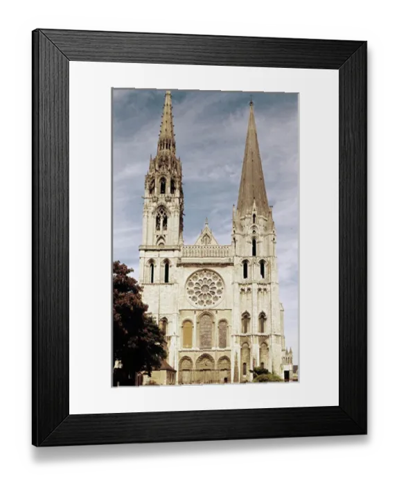 Framed Print : Chartes Cathedral, France Copyright: aAC Ltd Framed Print : Chartes Cathedral, France Copyright: aAC Ltd