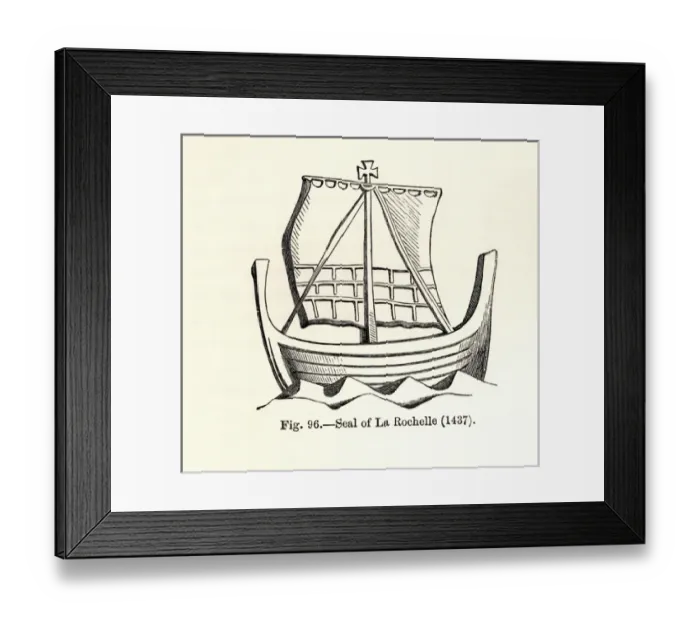 Framed Print : Seal of La Rochelle France Copyright: aAC Ltd Framed Print : Seal of La Rochelle France Copyright: aAC Ltd