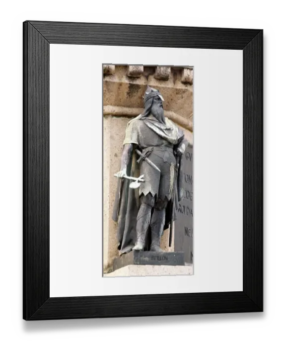 Framed Print : Rollon. First Duke of Normandy. 911-933. Copyright: aA Collection Ltd