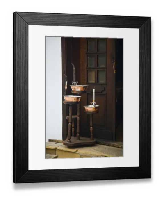 Framed Print : Village shopping at Samovodska Charshia for handcrafts