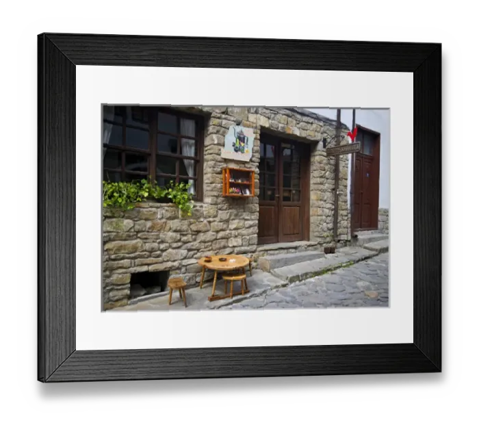 Framed Print : Village shopping at Samovodska Charshia for handcrafts