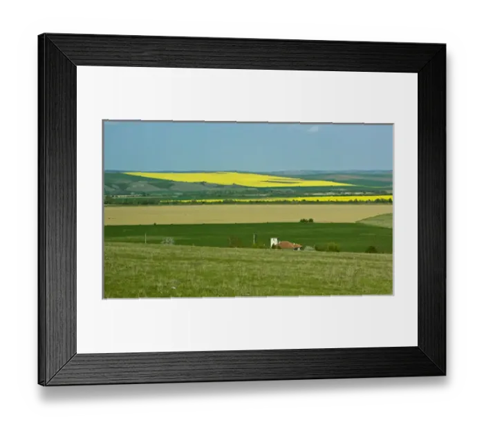 Framed Print : The view of the Bulgarian countryside on the way back to ROUSSE Framed Print : The view of the Bulgarian countryside on the way back to ROUSSE