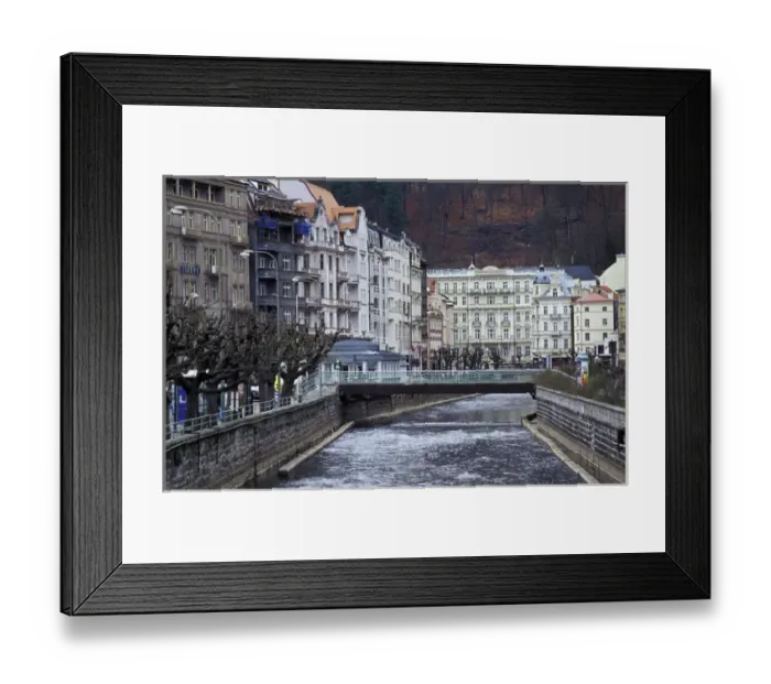Framed Print : Europe, Czech Republic, Karlovy Vary (Karlsbad) and the Tepla River Framed Print : Europe, Czech Republic, Karlovy Vary (Karlsbad) and the Tepla River