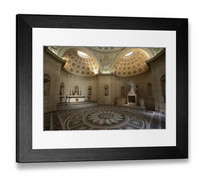 Framed Print : The interior view of Chapelle Explatoire. Paris. France
