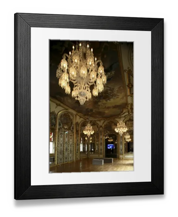 Framed Print : Crystal chandeliers decorating the main hall of Galerie-Musee Baccarat. Paris. France Framed Print : Crystal chandeliers decorating the main hall of Galerie-Musee Baccarat. Paris. France