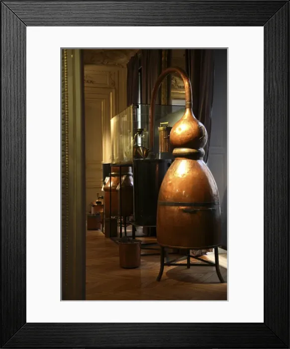 Framed Print : The interior view of Musee du Parfum. Paris. France