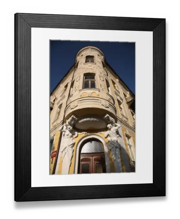 Framed Print : Europe, Czech Republic, Frantiskovy Lazne. A richly decorated Art Nouveau apartment