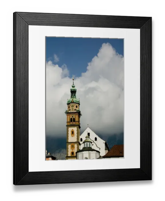 Framed Print : Church, Hall in Tirol, Austria Framed Print : Church, Hall in Tirol, Austria