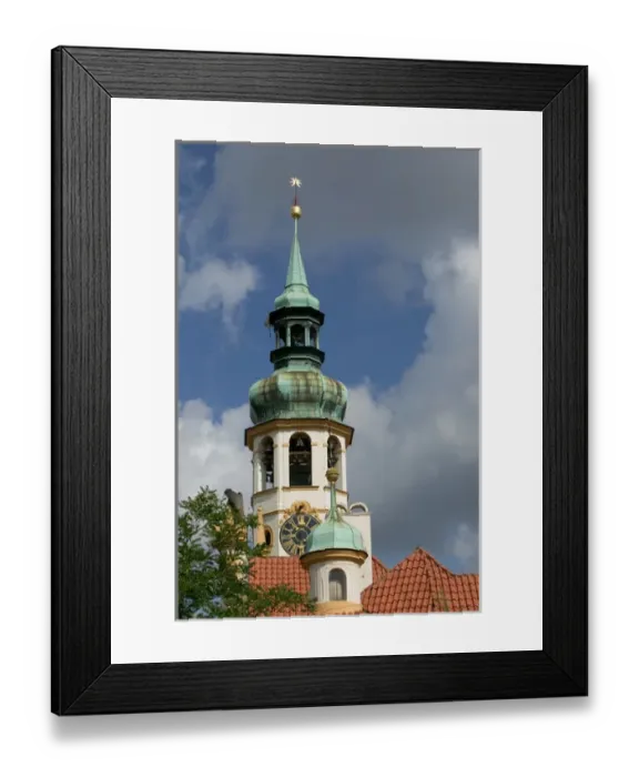 Framed Print : Bell Tower of the Loreto, Prague, Czech Republic Framed Print : Bell Tower of the Loreto, Prague, Czech Republic