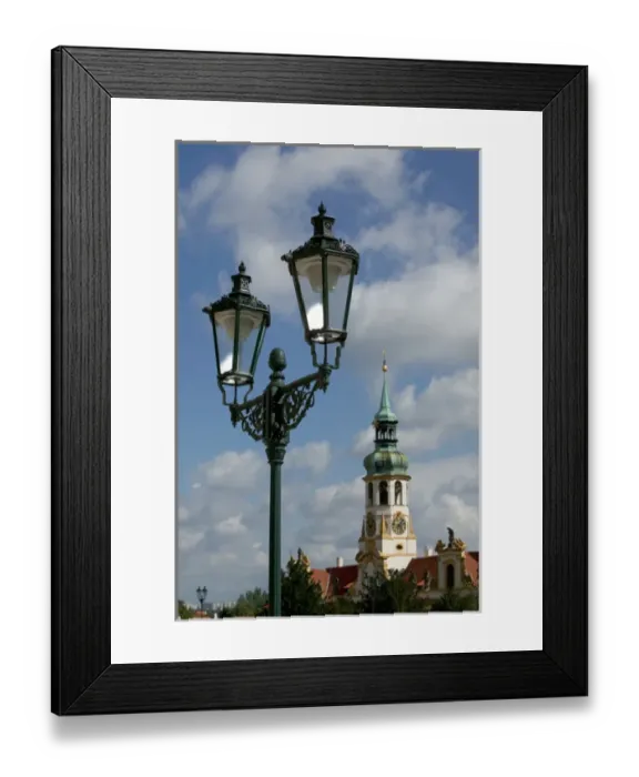 Framed Print : Bell Tower of the Loreto, Prague, Czech Republic Framed Print : Bell Tower of the Loreto, Prague, Czech Republic