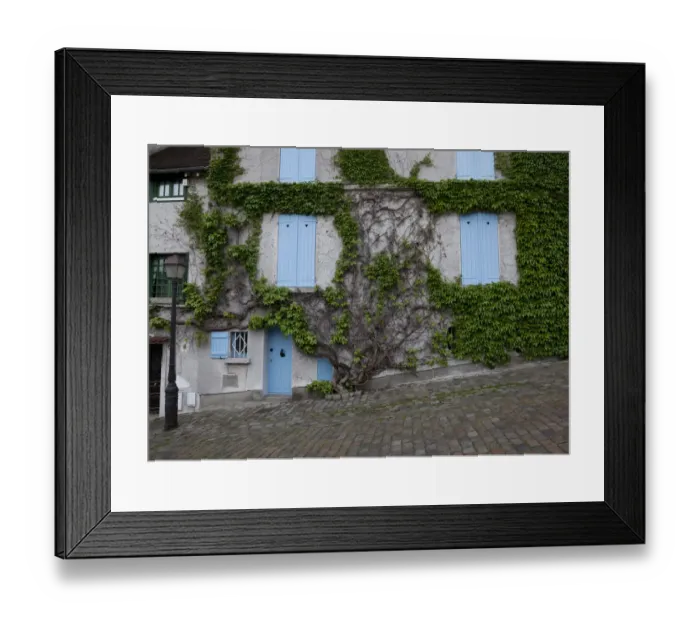 Framed Print : Europe, France, Paris. Ivy-covered wall of a building. Credit as: Bill Young / Jaynes Framed Print : Europe, France, Paris. Ivy-covered wall of a building. Credit as: Bill Young / Jaynes