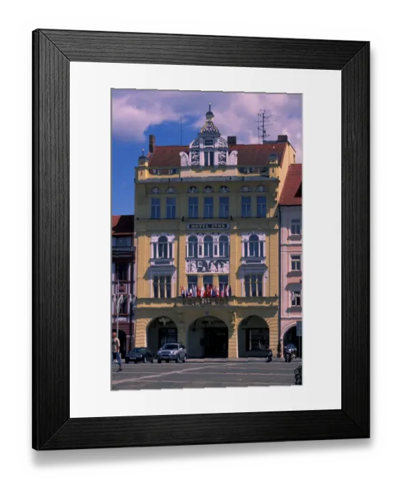 Framed Print : Europe, Czech Republic, Ceske Budejovice