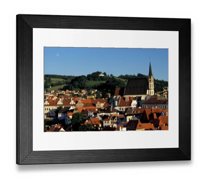 Framed Print : Europe, Czech Republic, Ceske Krumlov Framed Print : Europe, Czech Republic, Ceske Krumlov
