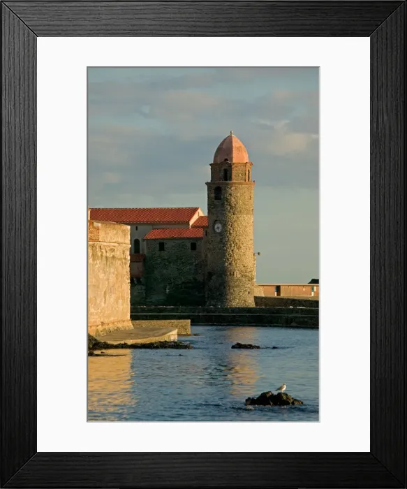 Framed Print : Collioure, Pyrenees-Orientales, Roussillon, Mediterranean, France Framed Print : Collioure, Pyrenees-Orientales, Roussillon, Mediterranean, France