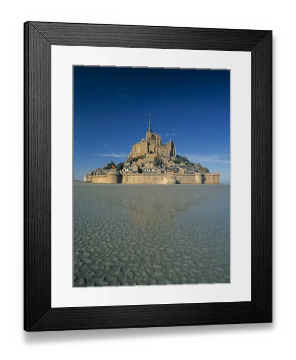 Framed Print : Mont St Michel, Manche, Normandy, France Framed Print : Mont St Michel, Manche, Normandy, France