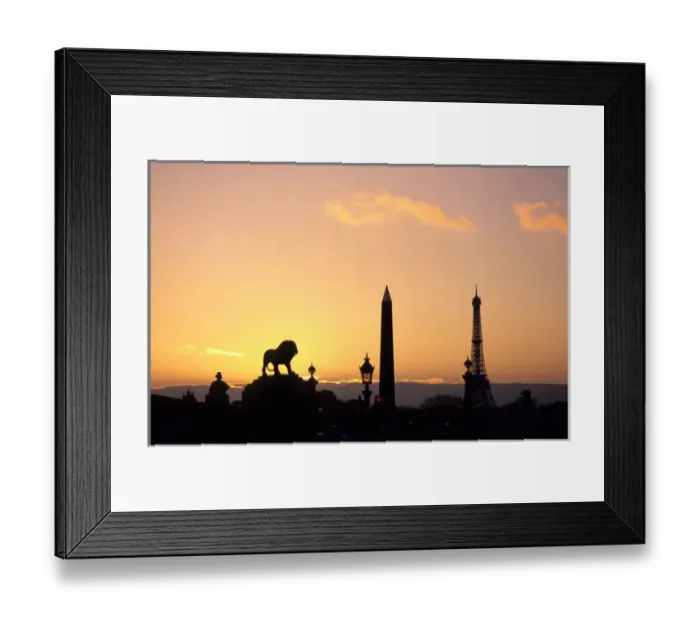Framed Print : Place de la Concorde, Obelisque de Louksor, Eiffel Tower, Paris, France Framed Print : Place de la Concorde, Obelisque de Louksor, Eiffel Tower, Paris, France