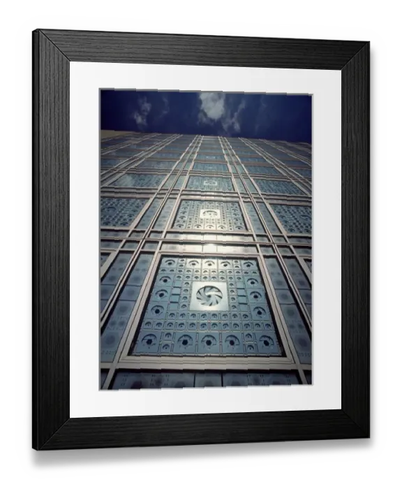 Framed Print : Institut du Monde Arabe, Paris, France (Institute of the Arab World)
