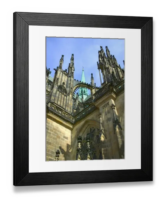 Framed Print : St. Vitus Cathedral within Prague Castle, Czech Republic Framed Print : St. Vitus Cathedral within Prague Castle, Czech Republic