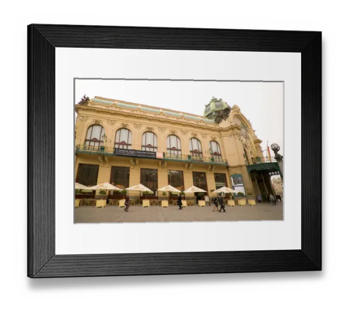 Framed Print : historic district, Czech Republic, prague