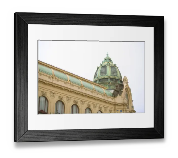 Framed Print : historic district, Czech Republic, prague
