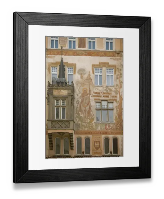 Framed Print : historic district, Czech Republic, prague