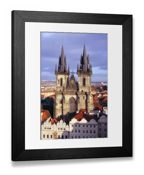 Framed Print : Europe, Czech Republic, Prague. Church of Our Lady before Tyn, Prague Framed Print : Europe, Czech Republic, Prague. Church of Our Lady before Tyn, Prague