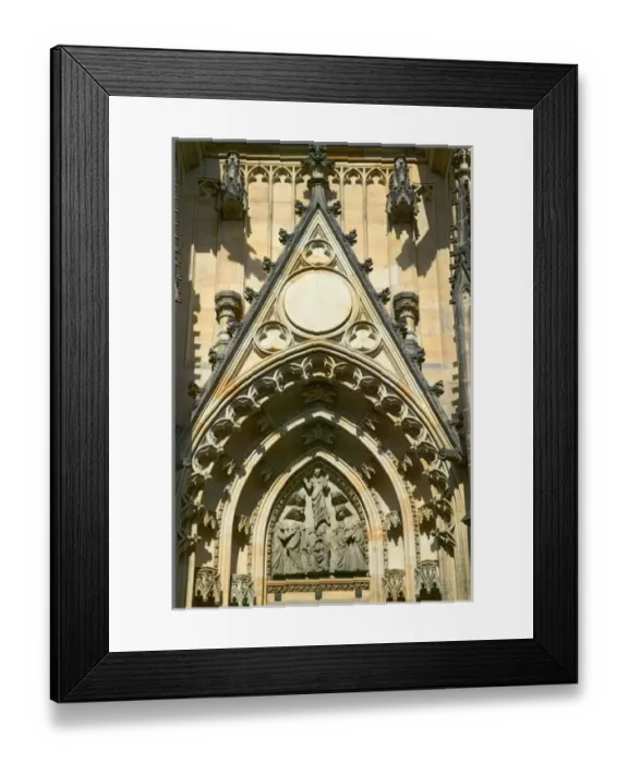 Framed Print : Architectural details in Prague Castle, Czech Republic Framed Print : Architectural details in Prague Castle, Czech Republic