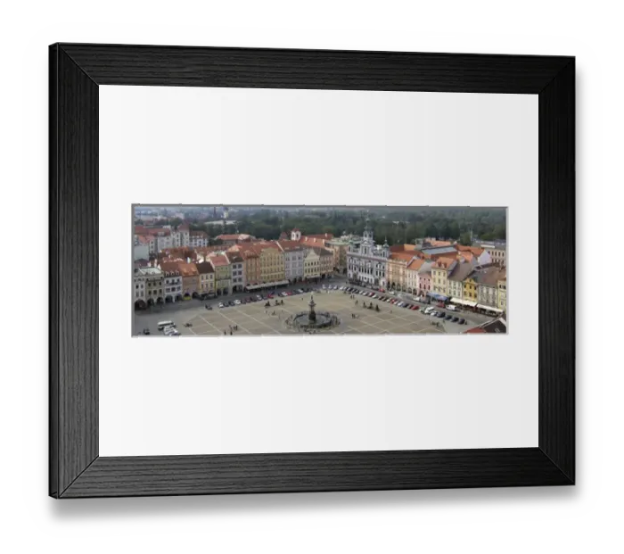 Framed Print : Europe, Czech Republic, Ceske Budejovice. The Town Hall and Otakar II Square in Ceske Framed Print : Europe, Czech Republic, Ceske Budejovice. The Town Hall and Otakar II Square in Ceske
