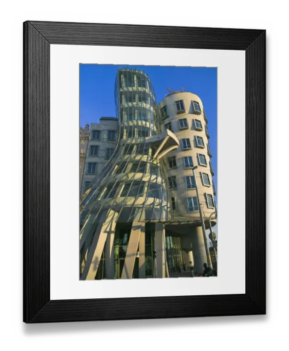 Framed Print : Dancing House, Prague, Czech Republic Framed Print : Dancing House, Prague, Czech Republic