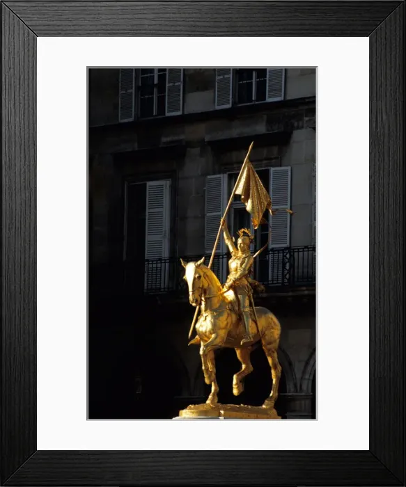 Framed Print : Statue of Joan of Arc; Place des Pyamides; Paris; France Framed Print : Statue of Joan of Arc; Place des Pyamides; Paris; France